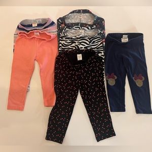 Bundle of 6 Leggings Size 18 Months